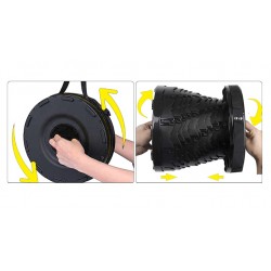 Scaun telescopic SMARTY, negru